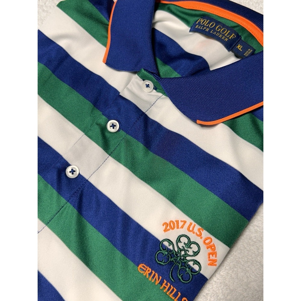 Polo GolfRalph Lauren Men's Short Sleeve Shirt Sz‎ XL Extra Large Green Blue wee